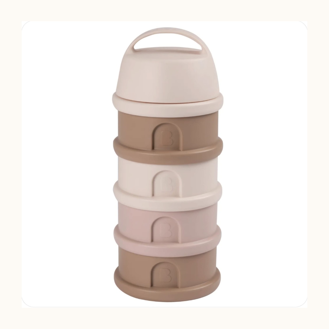 Boîte doseuse de lait poudre 4 compartiments — Barbe à papa